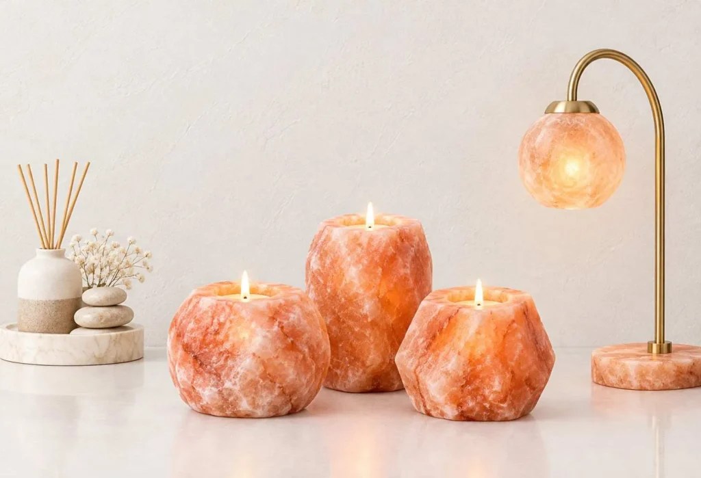 Himalayan Salt Candle Holders