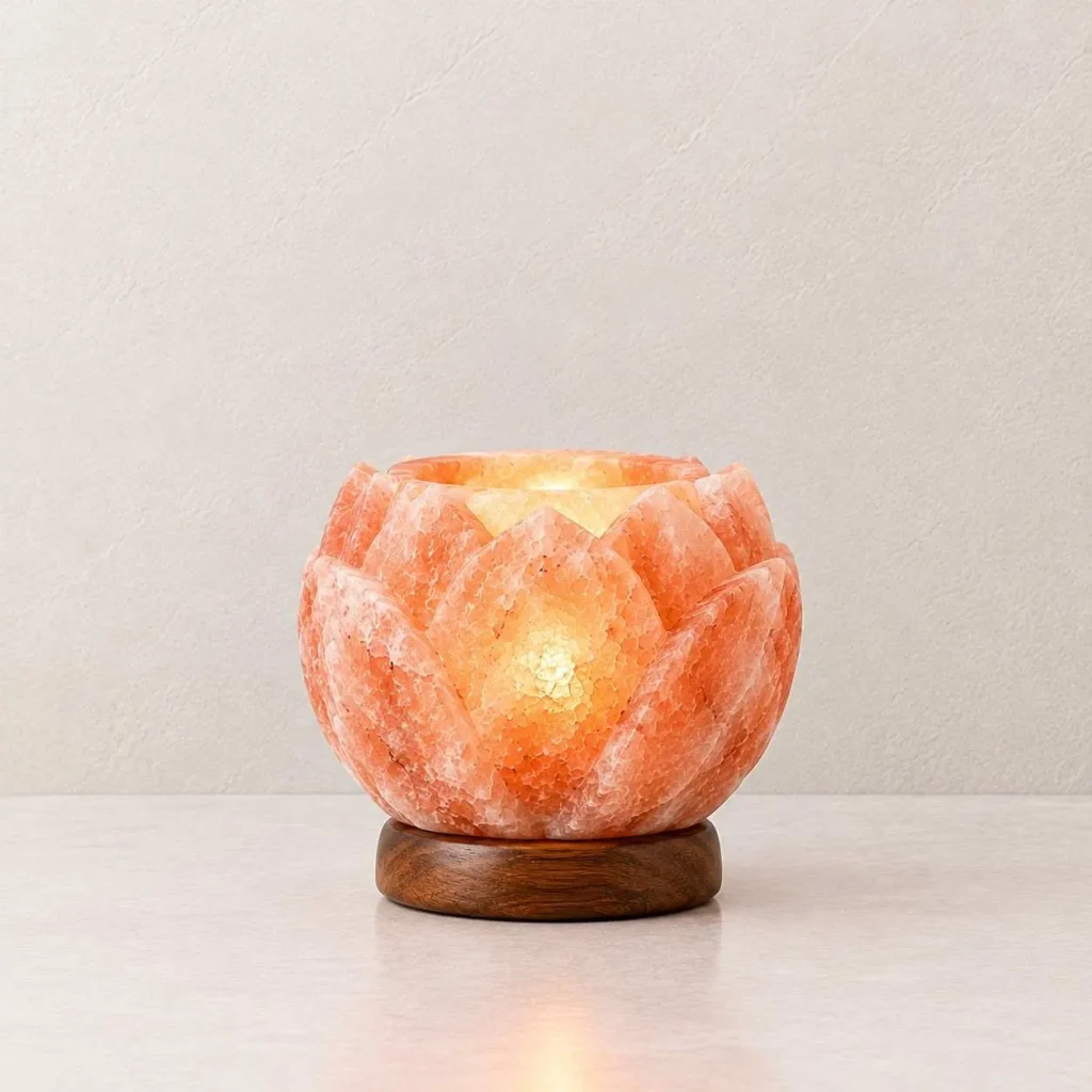 Lotus Flower Salt Lamp
