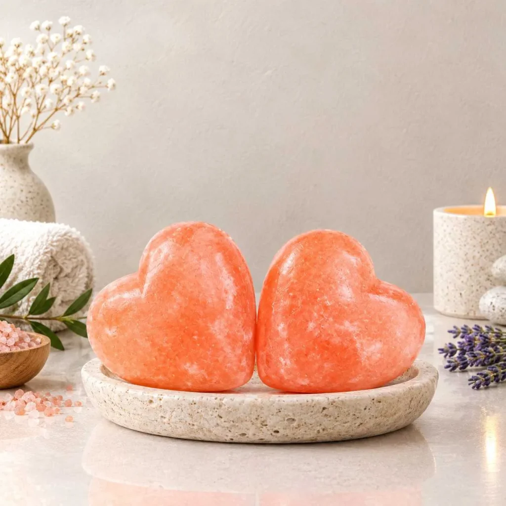 Salt Soap heart shape Weight gr 160